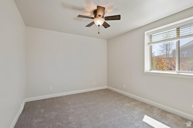 4423 Ranch Blvd, Mountain Green, UT 84050 - carpeted spare room with ceiling fan and baseboards