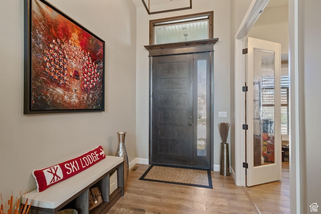 4423 Ranch Blvd, Mountain Green, UT 84050 - foyer featuring wood finished floors and baseboards