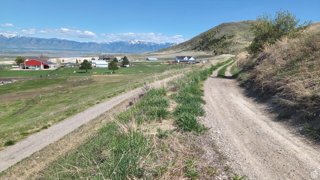 8050 W 1900 N, Petersboro, UT 84325 - view of street featuring a mountain view and a rural view