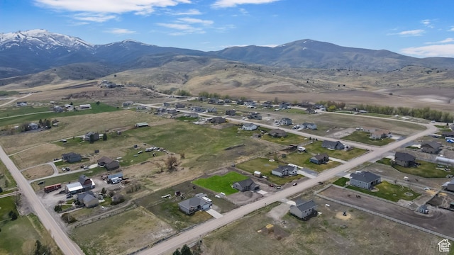 8050 W 1900 N, Petersboro, UT 84325 - bird's eye view featuring a mountain view and a residential view