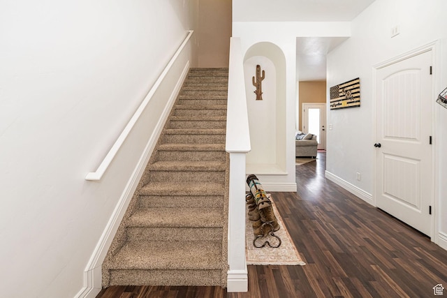 111 E 690 S, Smithfield, UT 84335 - stairway with wood finished floors and baseboards