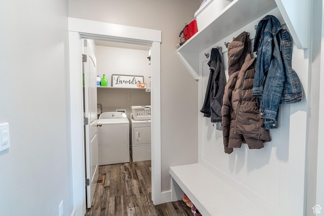 16 N 1000 E, Hyde Park, UT 84318 - mudroom with wood finished floors and separate washer and dryer