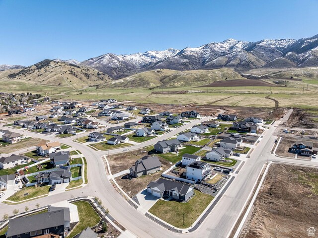 16 N 1000 E, Hyde Park, UT 84318 - aerial view with a residential view and a mountain view
