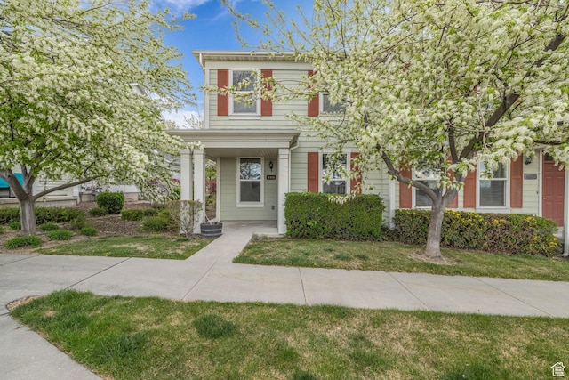 4466 W 11800 S, South Jordan, UT 84009 - view of front of house featuring a front yard
