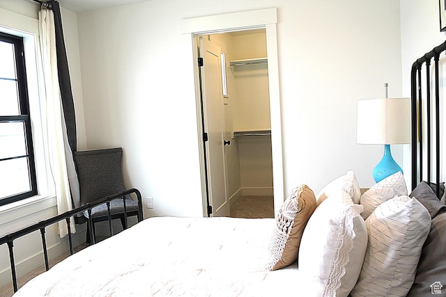 7226 Estancia Ln, Smithfield, UT 84335 - carpeted bedroom with multiple windows, a walk in closet, and a closet
