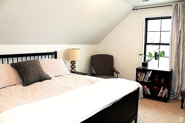 7226 Estancia Ln, Smithfield, UT 84335 - bedroom with light colored carpet and vaulted ceiling