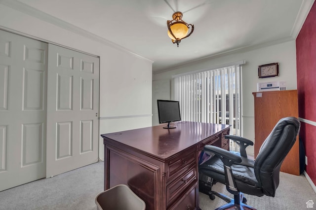 2251 Ridgewood Way, Bountiful, UT 84010 - office featuring light colored carpet and crown molding