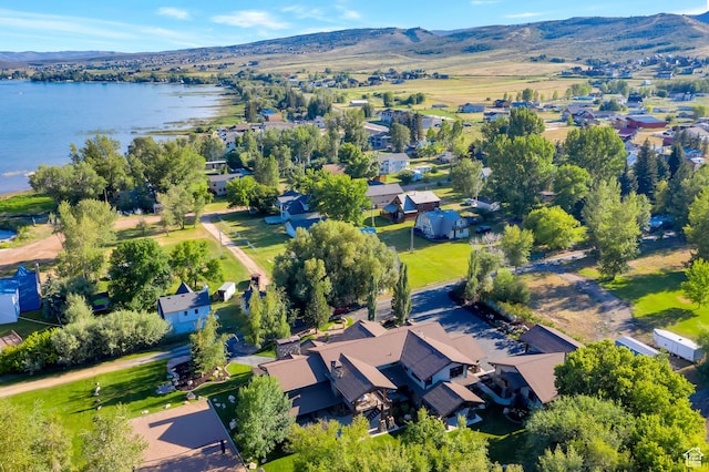 57 E 445 S, Garden City, UT 84028 - birds eye view of property with a water and mountain view and a residential view