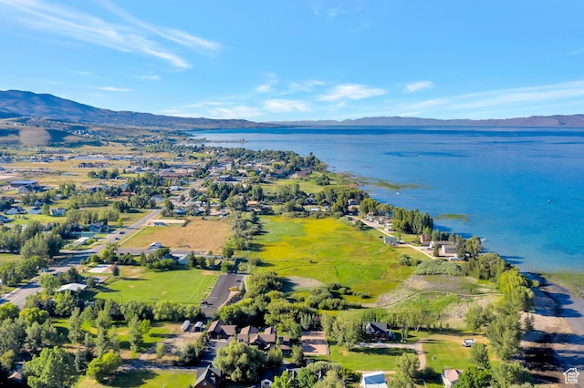57 E 445 S, Garden City, UT 84028 - drone / aerial view featuring a water and mountain view