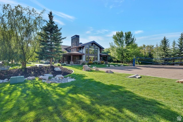 57 E 445 S, Garden City, UT 84028 - view of property's community with volleyball court and a yard