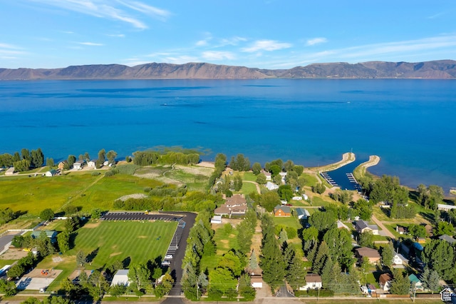 57 E 445 S, Garden City, UT 84028 - drone / aerial view featuring a water and mountain view