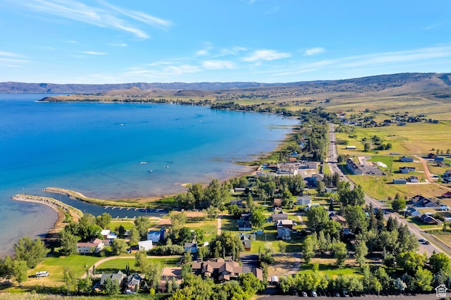 57 E 445 S, Garden City, UT 84028 - aerial view featuring a water and mountain view