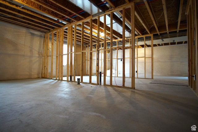 miscellaneous room featuring concrete flooring