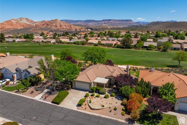 890 N Sky Mountain Ct, Hurricane, UT 84737 - aerial view of residential area featuring a mountainous background