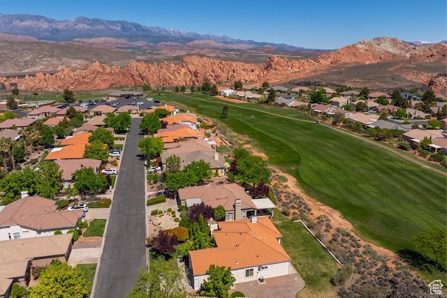 890 N Sky Mountain Ct, Hurricane, UT 84737 - view of property location with nearby suburban area, mountains, and a golf club