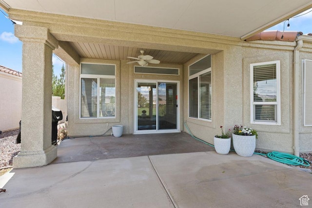 890 N Sky Mountain Ct, Hurricane, UT 84737 - view of patio with ceiling fan