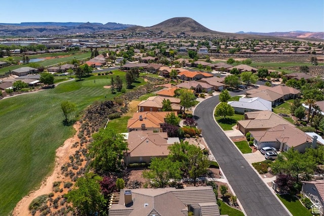 890 N Sky Mountain Ct, Hurricane, UT 84737 - aerial perspective of suburban area with mountains and a golf club