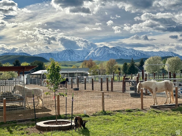 9185 S 200 W, Paradise, UT 84328 - exterior space with a mountain view