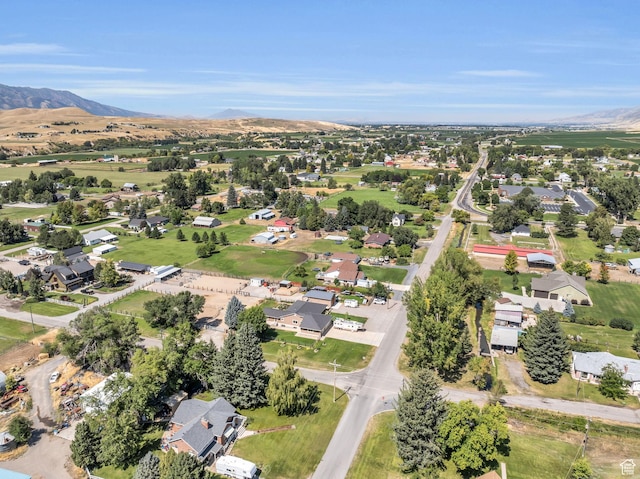 9185 S 200 W, Paradise, UT 84328 - birds eye view of property with a residential view and a mountain view