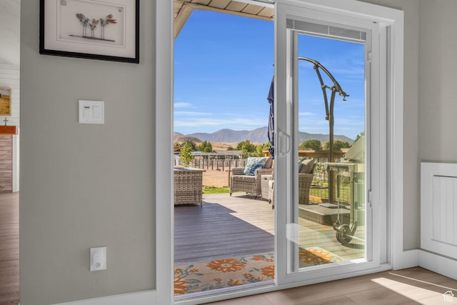 9185 S 200 W, Paradise, UT 84328 - entryway featuring a mountain view