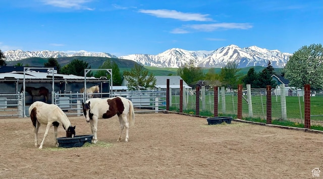 9185 S 200 W, Paradise, UT 84328 - view of horse barn with a mountain view
