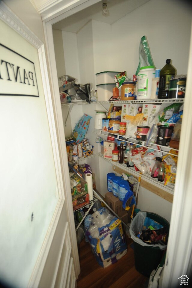 view of storage area