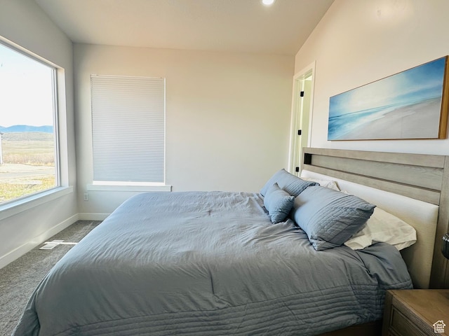 2747 S Country Club Way, Garden City, UT 84028 - bedroom featuring carpet floors, multiple windows, and recessed lighting