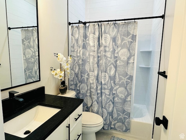 2747 S Country Club Way, Garden City, UT 84028 - full bathroom featuring vanity and shower / bath combo