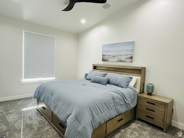 2747 S Country Club Way, Garden City, UT 84028 - bedroom featuring carpet and a ceiling fan