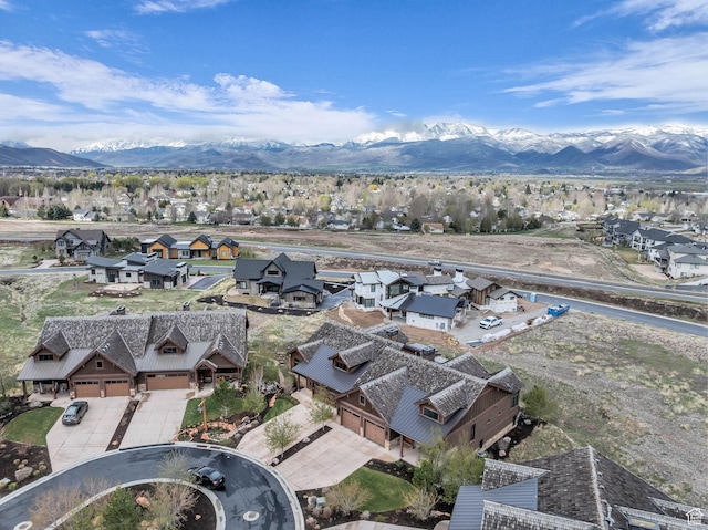 1622 E Abajo Peak Cir Unit Tv-23, Heber City, UT 84032 - bird's eye view with a mountain view and a residential view