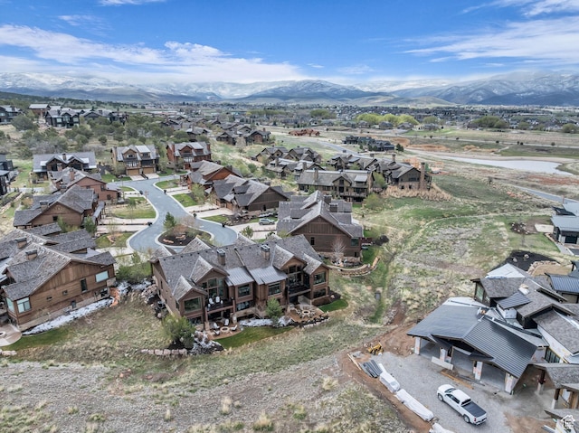 1622 E Abajo Peak Cir Unit Tv-23, Heber City, UT 84032 - aerial view featuring a mountain view and a residential view
