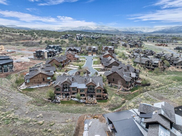 1622 E Abajo Peak Cir Unit Tv-23, Heber City, UT 84032 - aerial view with a residential view and a mountain view