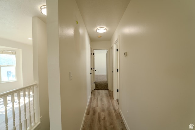 2976 E Saddle Rock Rd, Eagle Mountain, UT 84005 - hall featuring baseboards and light wood-style flooring