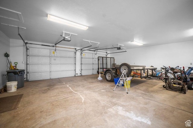 835 E Mountain View Dr, Pine Valley, UT 84781 - garage with a garage door opener
