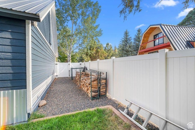 835 E Mountain View Dr, Pine Valley, UT 84781 - view of yard with a fenced backyard and a gate
