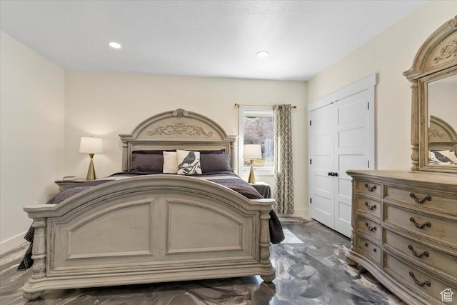 5651 W Meadow Cir, Mountain Green, UT 84050 - bedroom featuring baseboards and recessed lighting