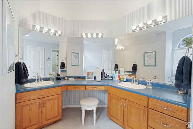 full bath featuring vanity