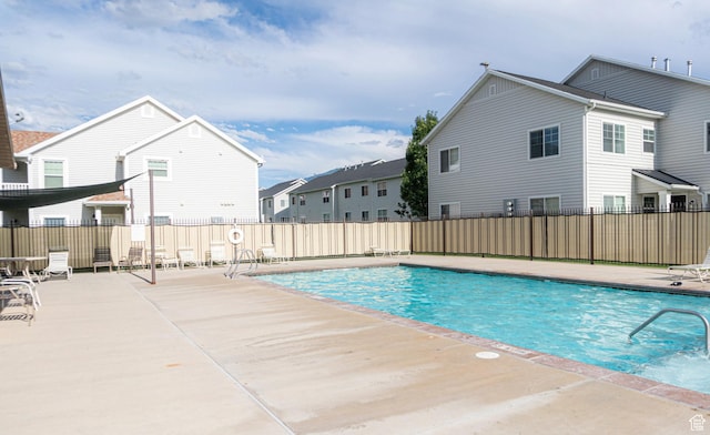 2522 W 500 S Unit 6, Springville, UT 84663 - pool featuring a residential view, a patio area, and fence