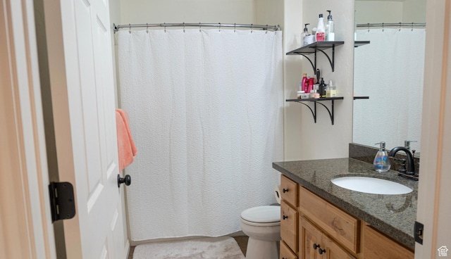 2522 W 500 S Unit 6, Springville, UT 84663 - full bathroom featuring vanity, curtained shower, and toilet