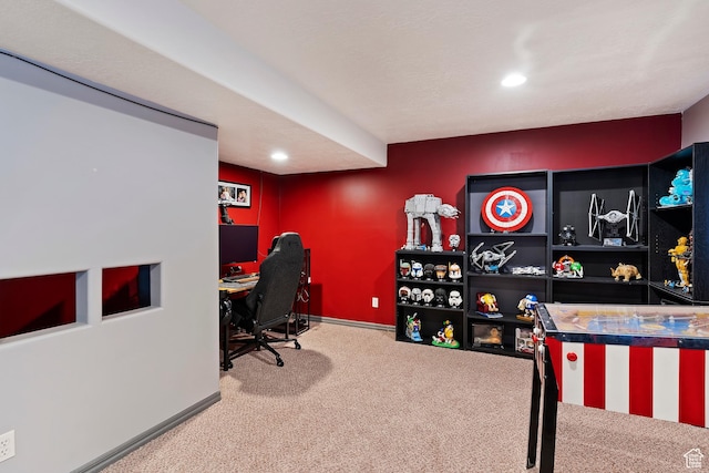 3295 S 1500 W, Perry, UT 84302 - office space with baseboards, carpet flooring, and recessed lighting