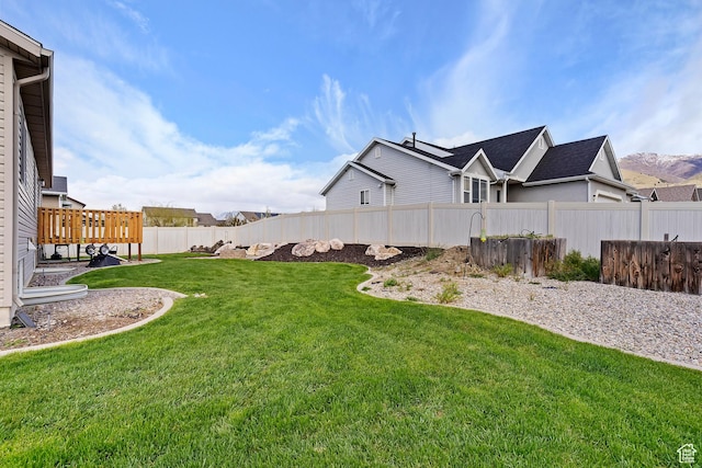 3295 S 1500 W, Perry, UT 84302 - view of yard featuring a fenced backyard