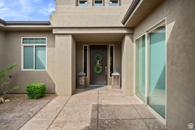 2356 S 1300 W, St George, UT 84770 - view of exterior entry featuring a patio area and stucco siding