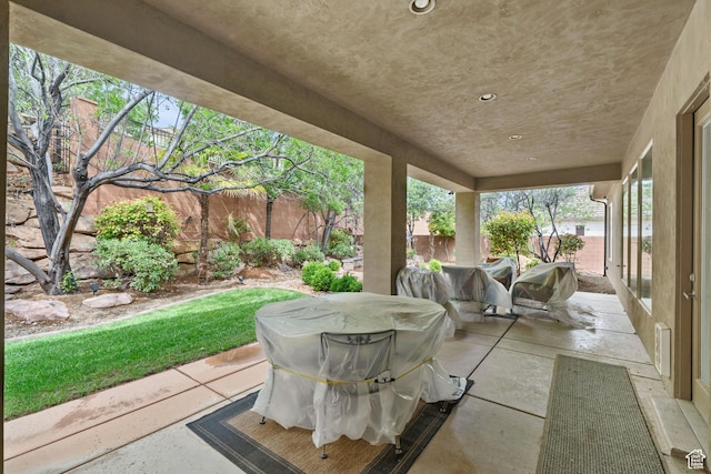 2356 S 1300 W, St George, UT 84770 - view of patio with a fenced backyard