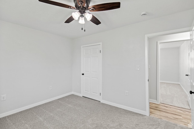 604 S Desert Willow Ln, Salina, UT 84654 - unfurnished bedroom featuring ceiling fan, carpet flooring, and baseboards