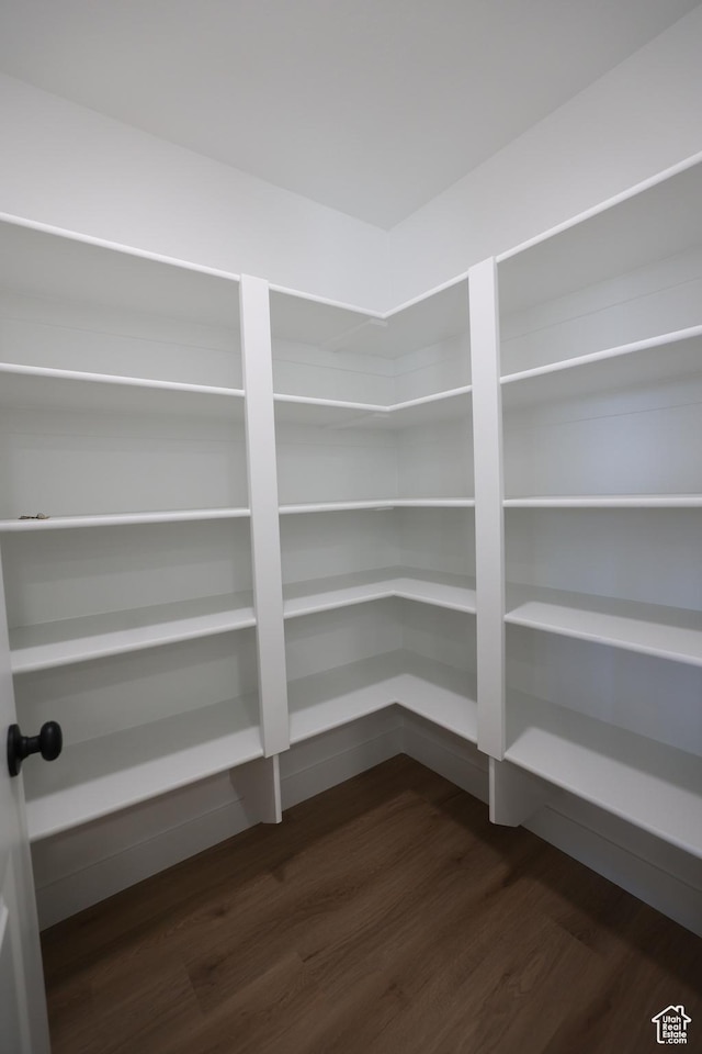 view of storage area