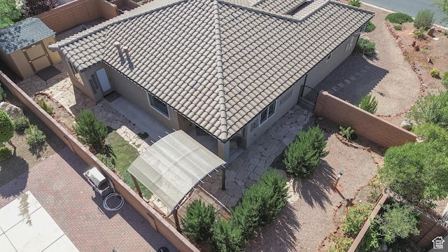 drone / aerial view