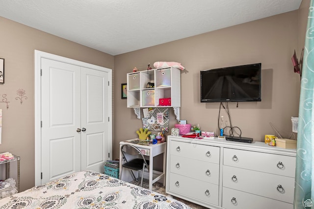 1317 N Providence Way, Tooele, UT 84074 - bedroom with a textured ceiling and a closet