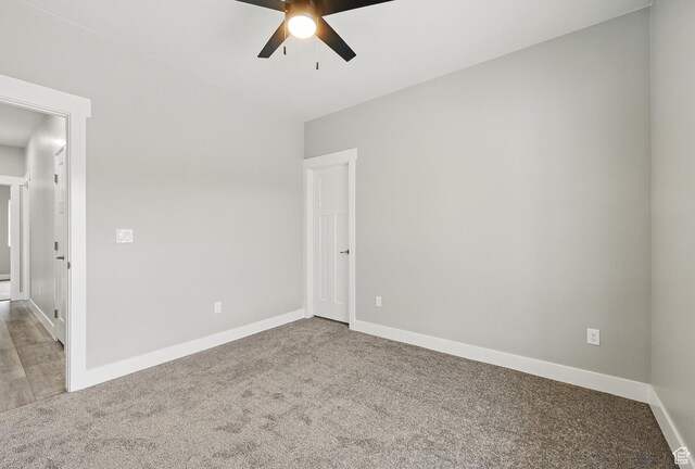 1152 E Smokey Trail Way, Cedar City, UT 84721 - carpeted empty room with ceiling fan and baseboards