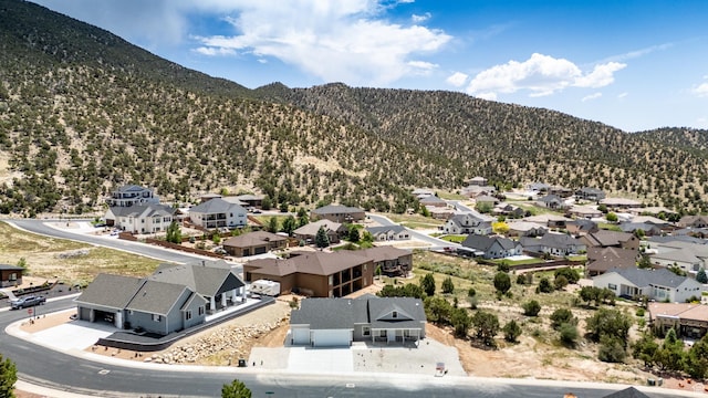 1152 E Smokey Trail Way, Cedar City, UT 84721 - aerial view of residential area featuring a mountainous background