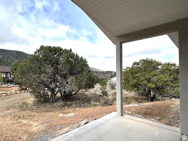 1152 E Smokey Trail Way, Cedar City, UT 84721 - view of yard with a patio area and a mountain view